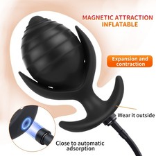 Inflatable Plug Extreme Spreader Dilator Expander Speculum for Couple Bondage
