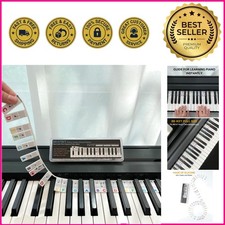 Piano Note Guide for Beginners, Removable, Rainbow