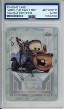 2023 TOPPS CHROME REFRACTOR DISNEY MATER SIGNED LARRY THE CABLE GUY PSA DNA COA