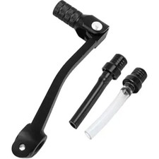 Motorcycle Folding Gear Shifter Shift Lever, Foldable Pedal Shifter Black