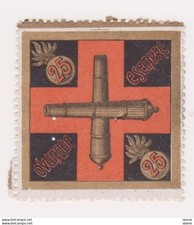 Vignette militaire delandre - Italie - 25ème régiment d'artillerie