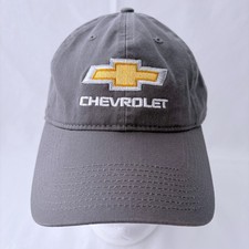 Chevrolet Baseball Cap Gray Embroidered Bowtie Logo
