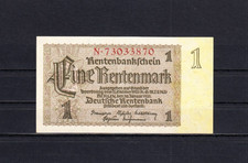 1 Rentenmark v. 30.1.1937, KN 8-stellig, Serie N