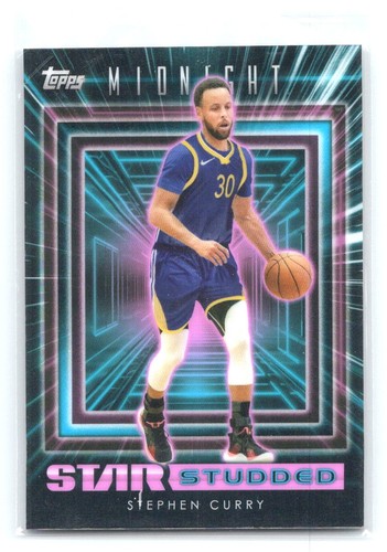 2023-24 Topps Midnight #SS-6 Stephen Curry Star Studded Midnight