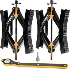 Camper Wheel Chock Stabilizer 2 Sets, Double Speed Heavy Duty Truck RV Tire Scis