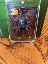 2019 Select Premier Level Purple Prizm Die-Cut SP /75 #189 A.J. Bouye ES6