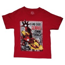 Marvel Kids Iron Man Graphic T-Shirt - Size Large 14/16, Color Red