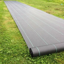 4x250FT Heavy Duty Weed Control Fabric Membrane Landscape Ground Cover Mat 3.2oz