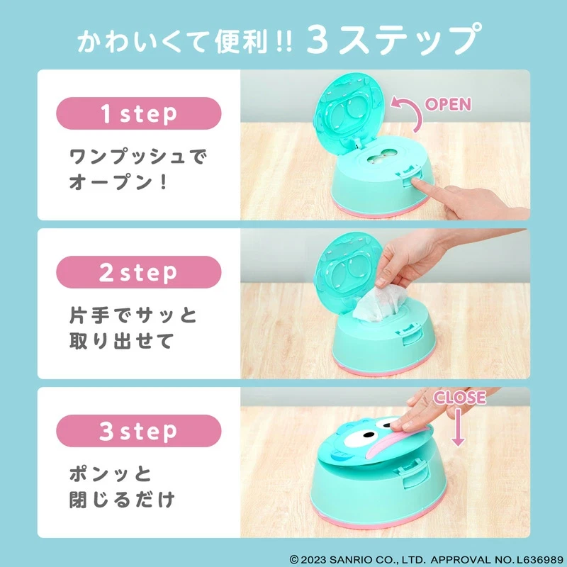 Estuche de toallitas húmedas Hello Kitty Kuromi Pooh y más - 8 opciones - Toallitas no incluidas Foto 2 de 3