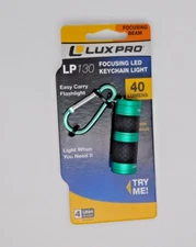 LUX PRO - Focusing LED Keychain Flashlight 40 Lumens- Light Green