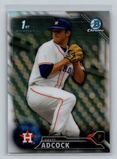 2016 Bowman Draft #BDC-49 Brett Adcock Chrome Refractor