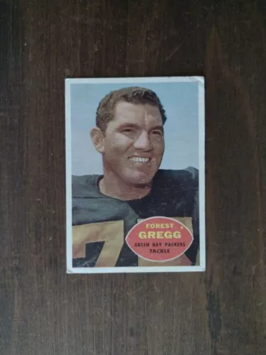 1960 Topps #56 Forrest Gregg Rookie Green Bay Packers HOF NO CREASES Centered B