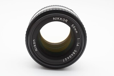 Nikon Ai-S 50mm F/1.4 Standard MF Lens w/hood HS-9 [Exc+++] from