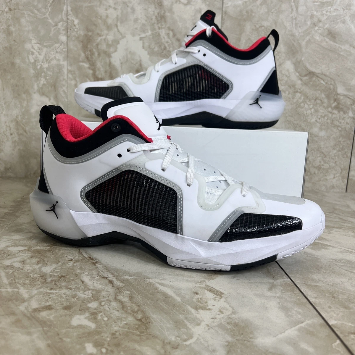 Jordan 37 Low Siren Red DQ4122-100 Men's Size 12 CLEAN | eBay