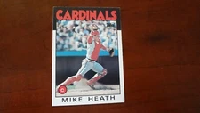1986 TOPPS # 46T MIKE HEATH  BASEBALL CARD