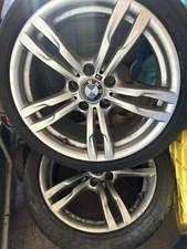 2 BMW M SERIES RIMS W/ Tires Conditions as It shows In Pictures  225 45 R18