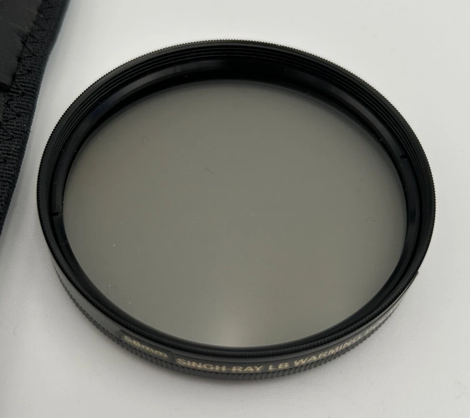 Singh-Ray Filter 58mm LB Warming CIR Polarizer with Padded Leather Case VGUC - Image 2 of 4