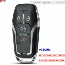 for Ford Explorer 2016 2017 Remote Key Fob M3N-A2C31243300 164-R8140 902MHz