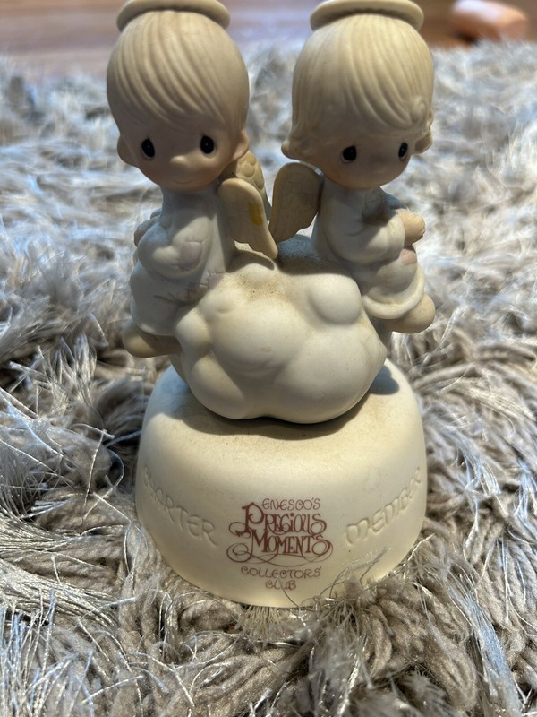 Vintage 1979 Precious Moments - Collectors Club - But Love Goes On Forever