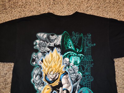 Vintage Dragon Ball Z T Shirt Goku Super Saiyan Adult Large 2000