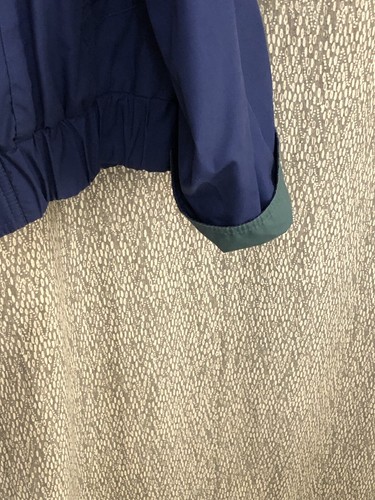 Vintage LONDON FOG Bomber Jacket Mens XL Green Blue - Picture 7 of 9