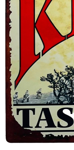 Grandma's Kitchen Tasters Welcome TIN SIGN rustic metal wall decor 16 X 10” - Picture 8 of 8