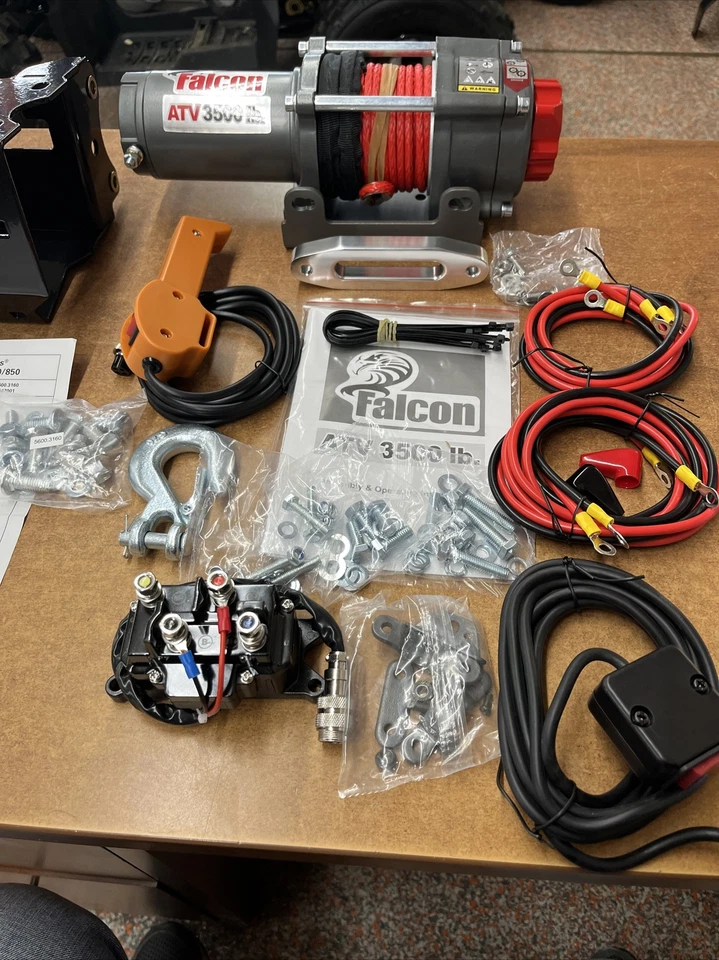 Kit de cabrestante de lujo 3500 lb para Polaris Sportsman 500-850 Foto 2 de 4