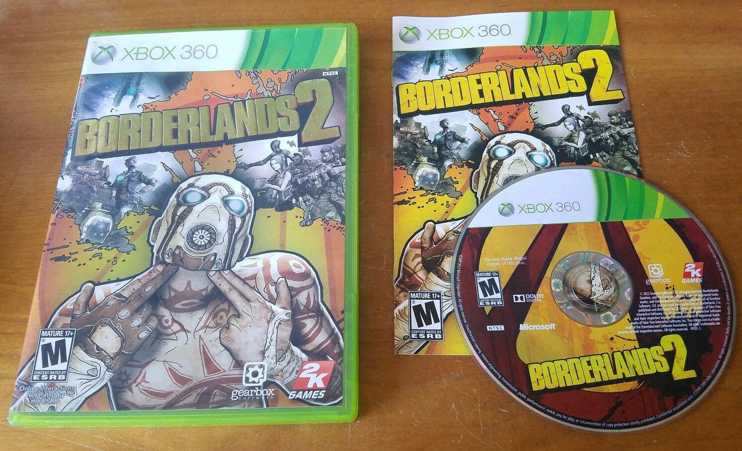 Borderlands 2 (Microsoft Xbox 360, 2012) fps rpg shooter video game  COMPLETE | eBay