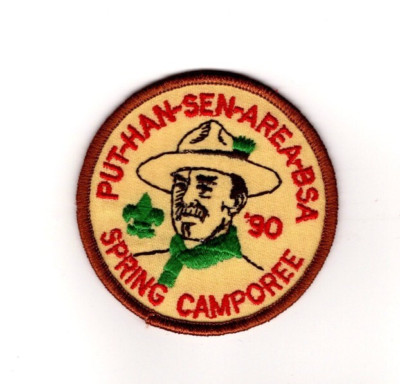 Put-Han-Sen Area Council	Findlay	Ohio, 1990 Baden Powell Camporee Patch