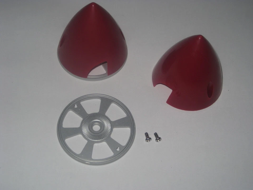 Spinner 38-82 mm 2 Blatt Weiss Rot oder Schwarz in 1a Qualität Gröse Wählbar - Bild 2 von 3