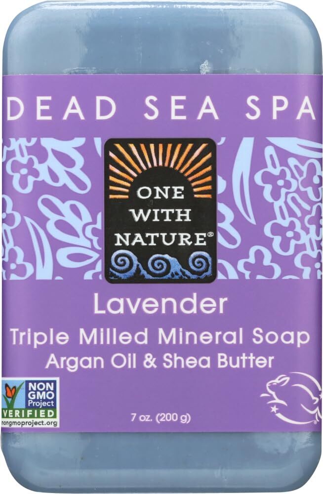Минеральное мыло One With Nature Dead Sea Spa с лавандой тройного помола, 7 унций