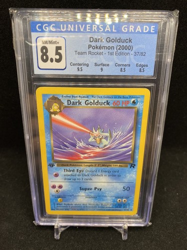 Dark Golduck (1st Edition) graded CGC 8.5 for sale on eBay
