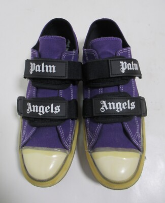 Palm Angels Women's Vulcanized Low Sneakers Purple Size 10