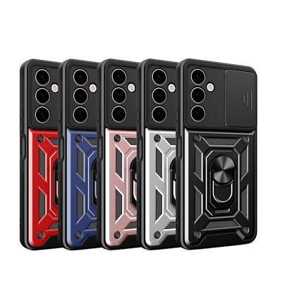Handyhülle Slide Schutzkamera Halterung KFZ Magnetisch Stand Handy Taschen