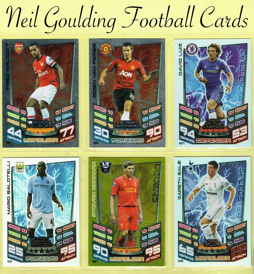 Topps Match Attax ☆ PREMIER LEAGUE 2012-13 ☆ Football Cards #361 to #508 - Image 1 of 1