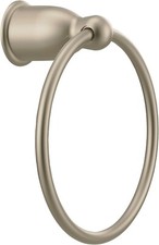 Moen Mason YB8086SN Bathroom Wall Mount Towel Ring in Satin Nickel Finish