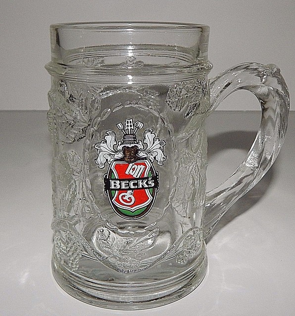 becks beer mug