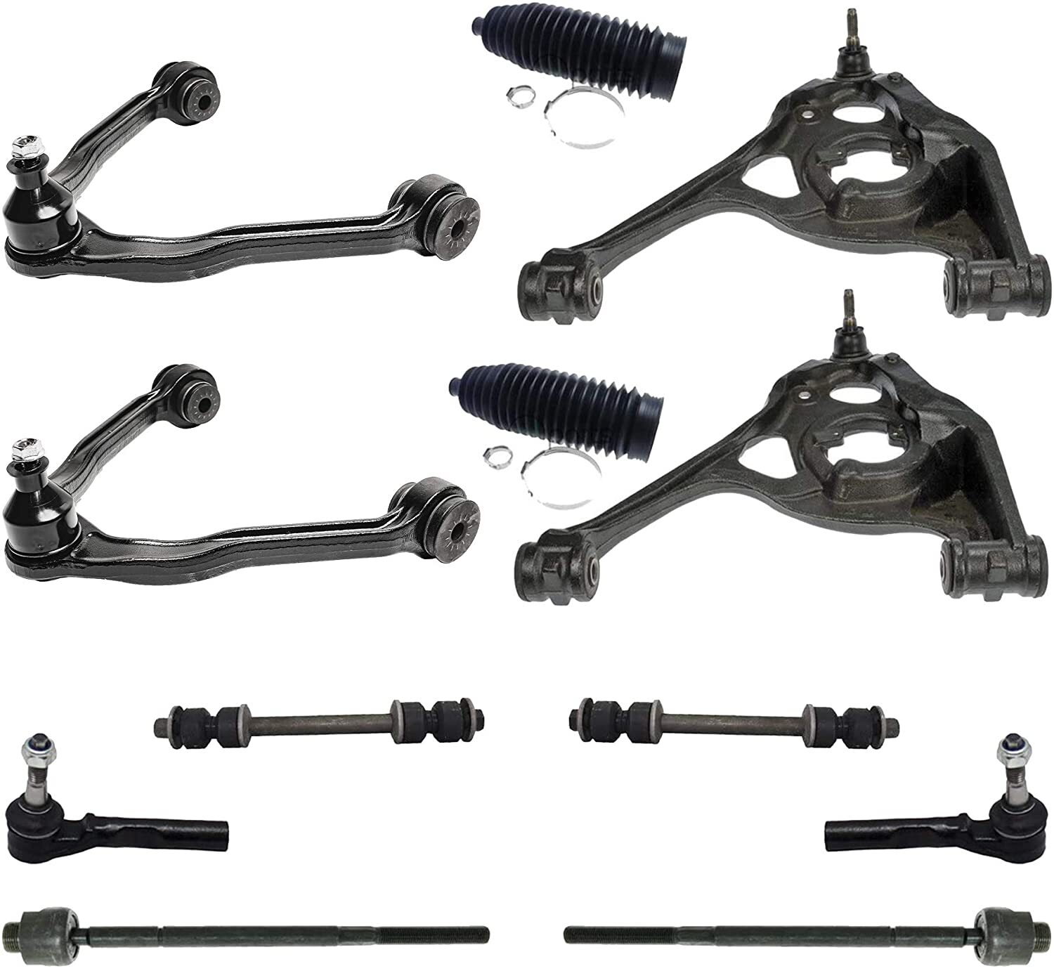 RWD Front Control Arms  Tie Rods  Sway Bars for Express Savana 1500 2500 Van