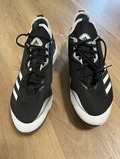 Adidas Iron skin Baseball Softball Cleats Men's SPG 753001 Black /white Sz 12