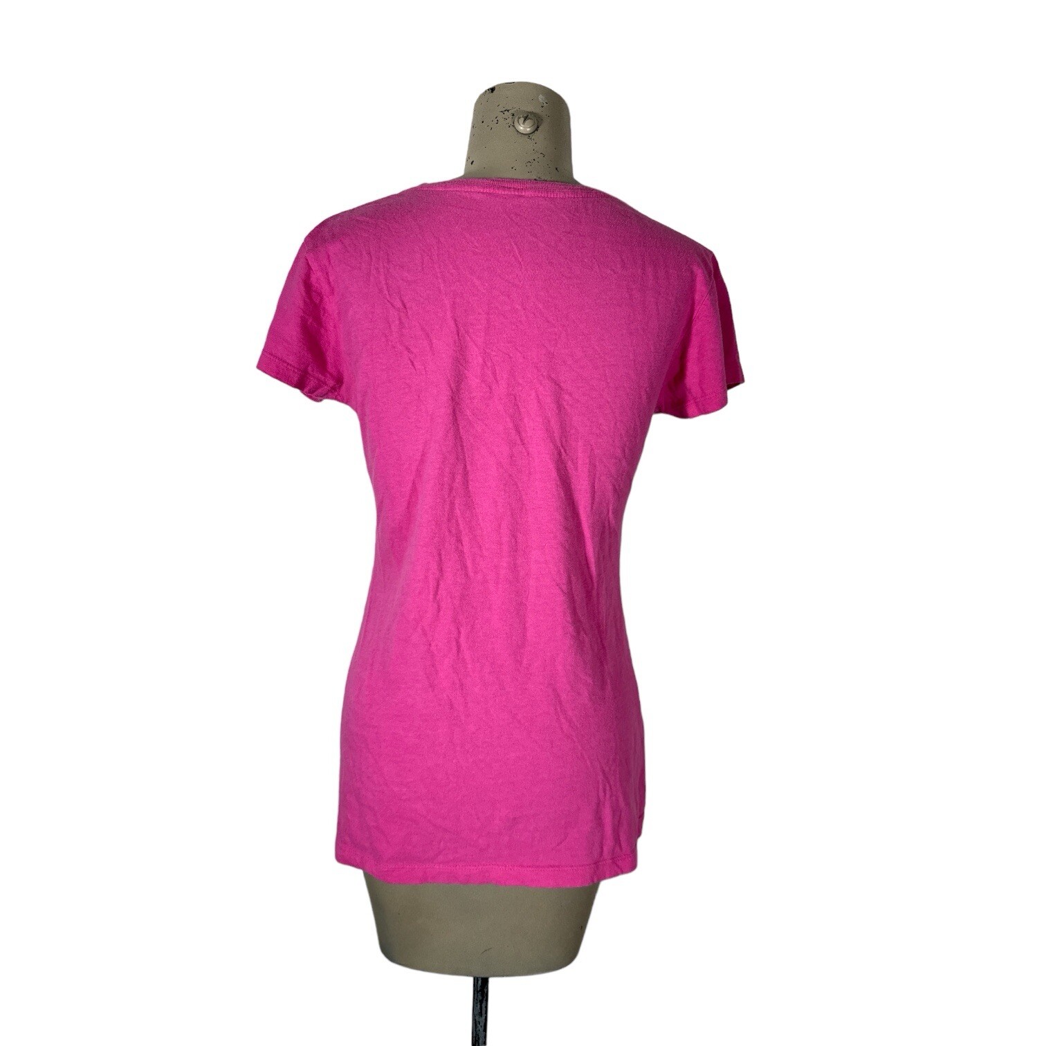 Maglietta da donna rosa caldo Ride The Pony Ford Mustang taglia L