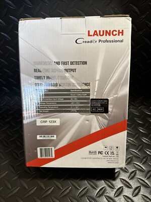 Launch Creader Red Black Crp123x Professional OBDII Scanner
