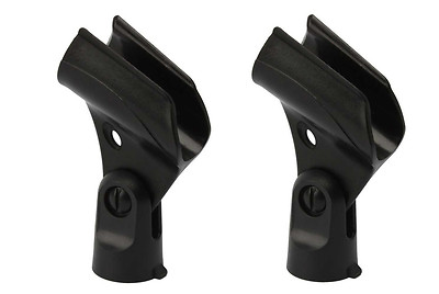 2 PCS Microphone Mic Stand Clip Mic Holder Mount Kit for Shure SM58 Beta58A SM48
