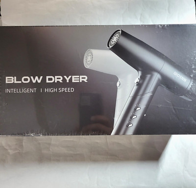 High Speed White Hair Blow Dryer Intelligent 1300w LED Indicator , New, Sealed