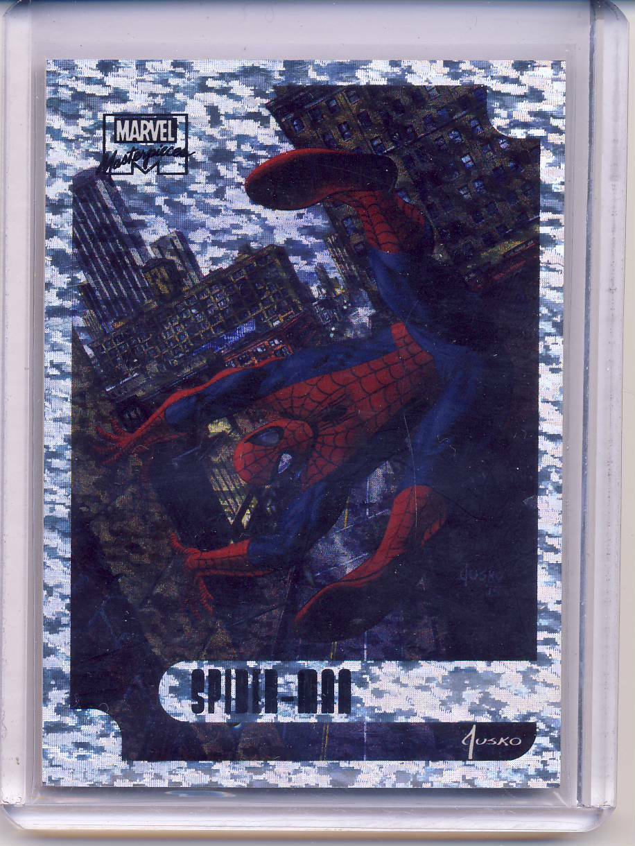 2016 Marvel Masterpieces Speckle Holofoil Spider-man Spiderman 29/99