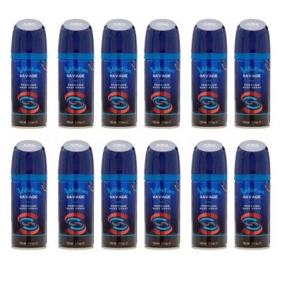 Addiction Savage Body Spray Men Long Lasting Fresh Scent 150ML - Pack Of 12