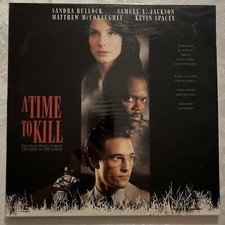A Time To Kill Laserdisc Vintage Untested Sandra Bullock Samuel L. Jackson