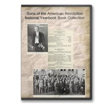 Sons of the American Revolution National Yearbook Book Collection SAR -  CD B519