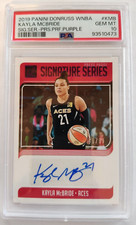 2019 Donruss WNBA Kayla McBride Signature SS-KMB Auto Purple /99 PSA 10 POP 1!