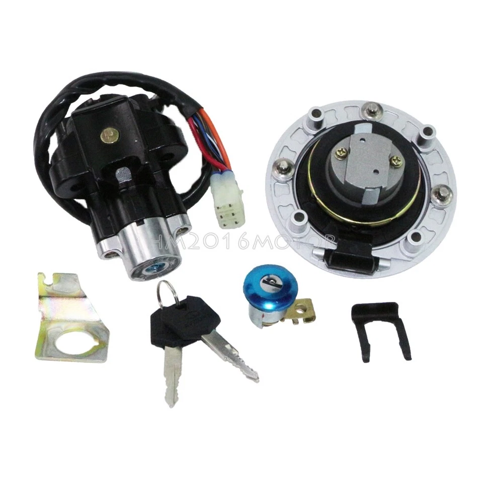 For Suzuki GSXR750 (1997-1999) 1998 Ignition Switch Gas Cap Cover w/ Key US Foto 2 de 4