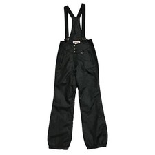 OBERMEYER Vintage Black Snow Ski Bib Pants 6